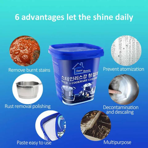 🧽✨ Cleaner Beauty – Multi-Purpose Stainless Steel & Cookware Cleaner 🏠🚗