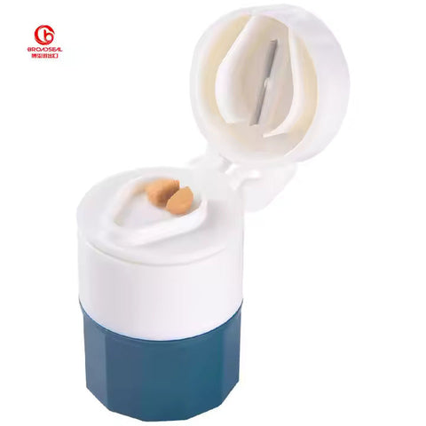 Professional Pill Cutter Splitter Divider Crusher and Grinder for Cutting Small or Large Pills in Half Pill Case