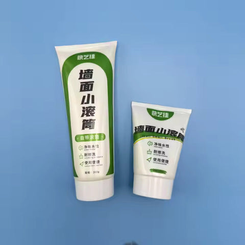 Decorative White Paint Roller for Damaged Walls Repair Tool, Paint Roller Brush for Walls Repair Tool