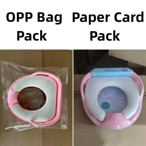 Newborn Potty and Seat Children's Thickened Portable PVC Baby Aid Toilet Training Handheld Thickened Comfortable Baby Toilet Sea