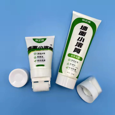 Decorative White Paint Roller for Damaged Walls Repair Tool, Paint Roller Brush for Walls Repair Tool