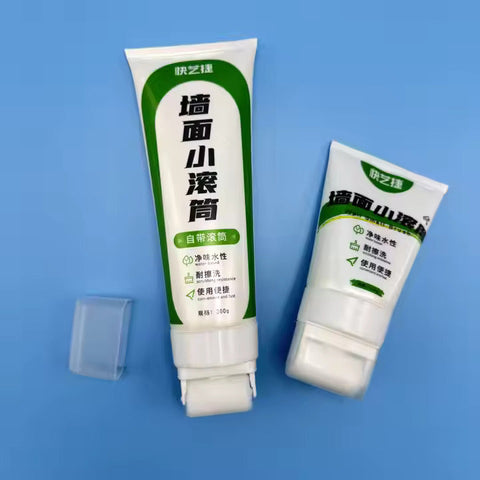 Decorative White Paint Roller for Damaged Walls Repair Tool, Paint Roller Brush for Walls Repair Tool