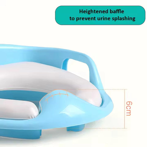 Newborn Potty and Seat Children's Thickened Portable PVC Baby Aid Toilet Training Handheld Thickened Comfortable Baby Toilet Sea
