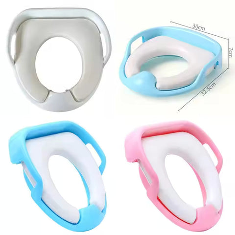 Newborn Potty and Seat Children's Thickened Portable PVC Baby Aid Toilet Training Handheld Thickened Comfortable Baby Toilet Sea