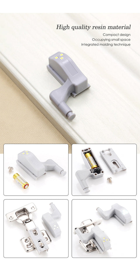 TOCO Hinge LED Lights Cabinet Cupboard Wardrobe Inner Hinge Led Sensor l Cabinet Cupboard Hinge Led