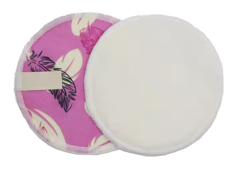 Organic Reusable Nursing Pads Bamboo CPSIA Leakproof Washable Absorbent Breast Feeding Pads Flat Rounds