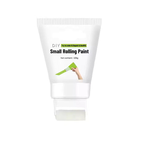 Decorative White Paint Roller for Damaged Walls Repair Tool, Paint Roller Brush for Walls Repair Tool