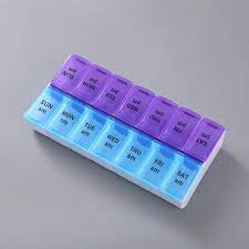 Hot Sales Medicine Case Plastic Pill Case 14 Cases Pill Box Wholesale Plastic 14 Day Pill Box